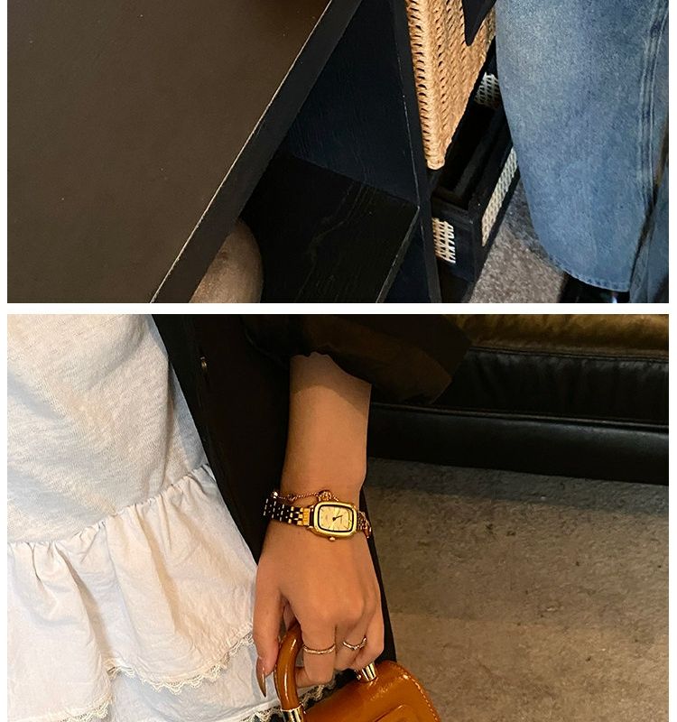 Girls' Solid-Color Mini Square Shoulder Bag