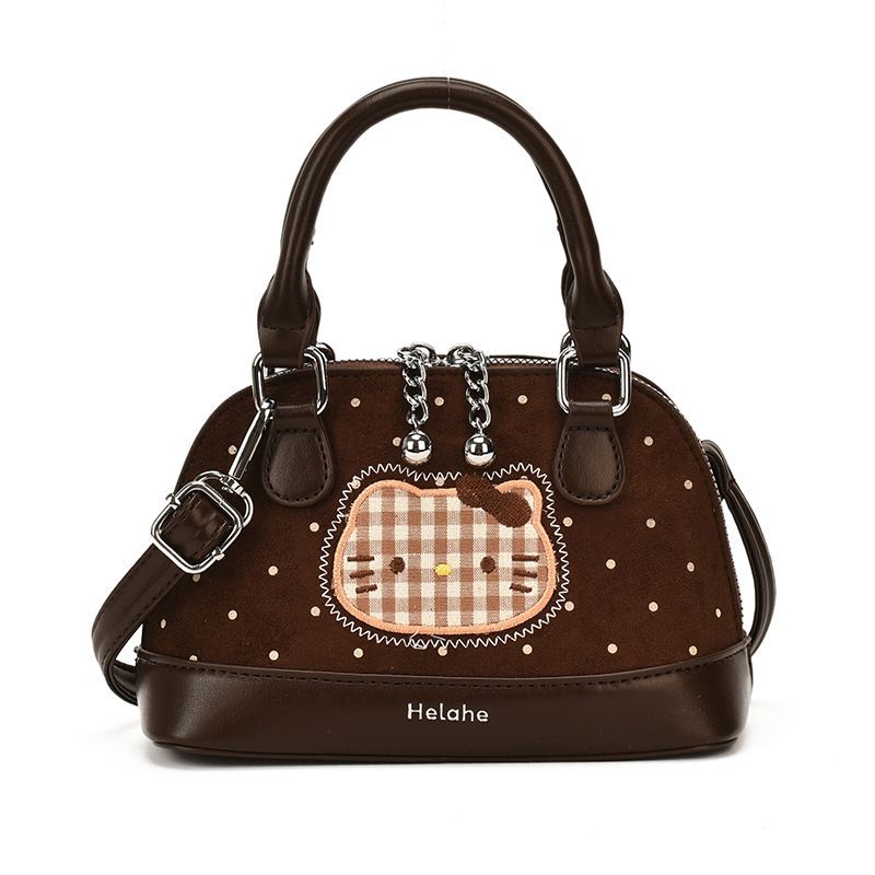 Polka-Dot Cat Mini Shoulder & Crossbody Bag