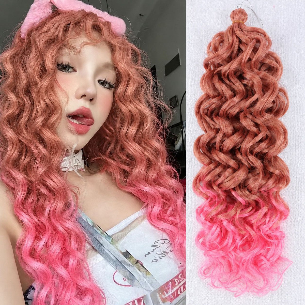 Hawaii Curl Crochet Hair - product view 1