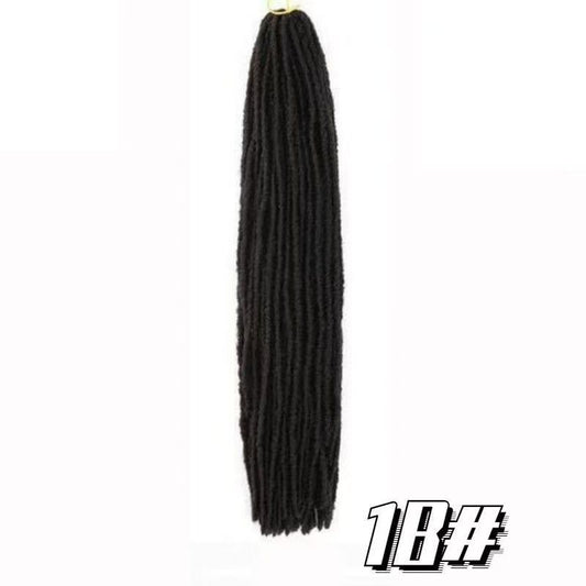 Faux Locs Crochet Hair, 18 Inch - product view 2