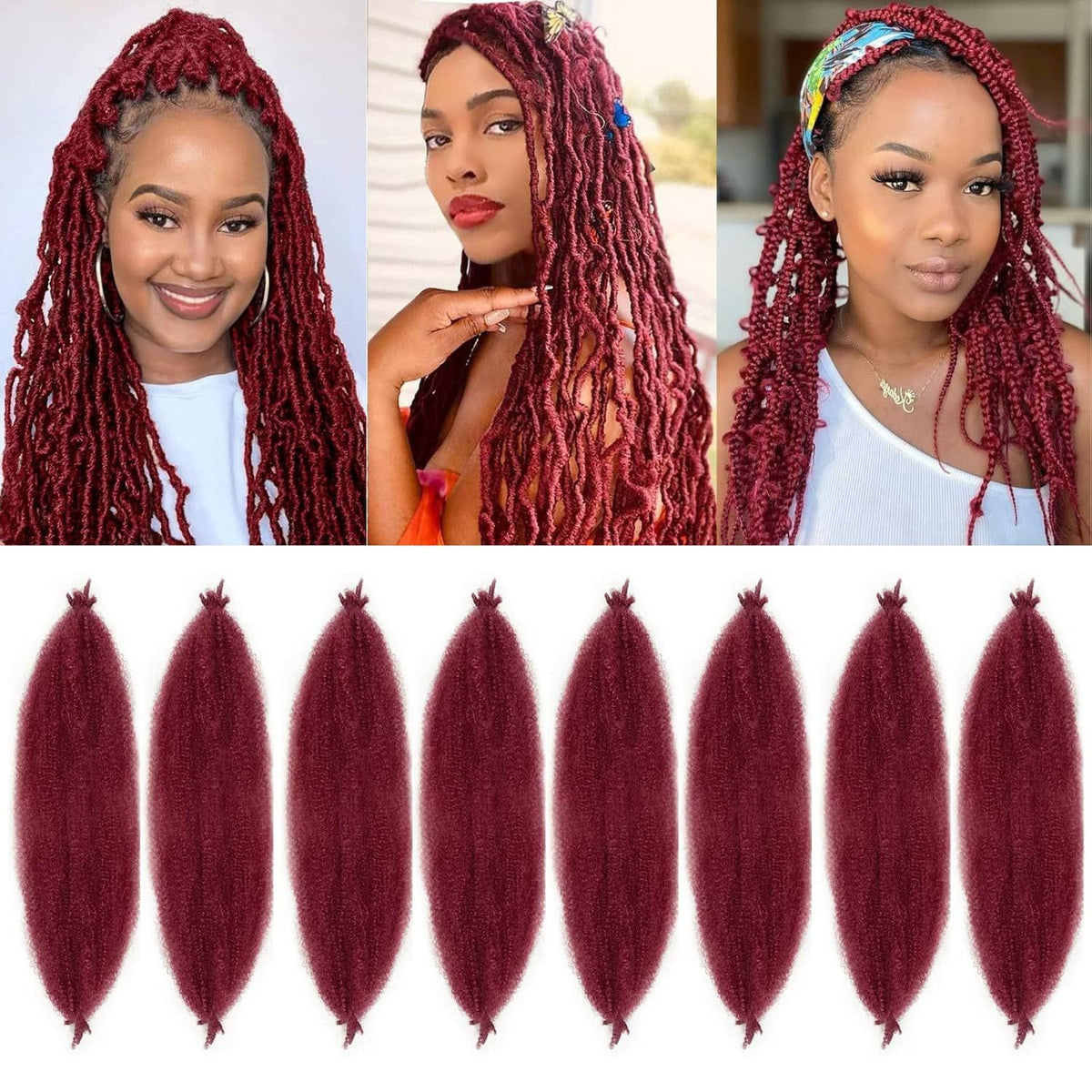 Springy Afro Kinky Twist Hair, 24 Inch - product view 10