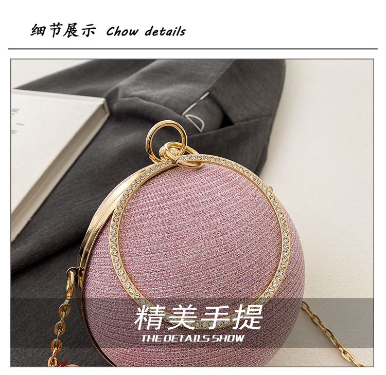 Mini Evening Handbag With Ball Chain
