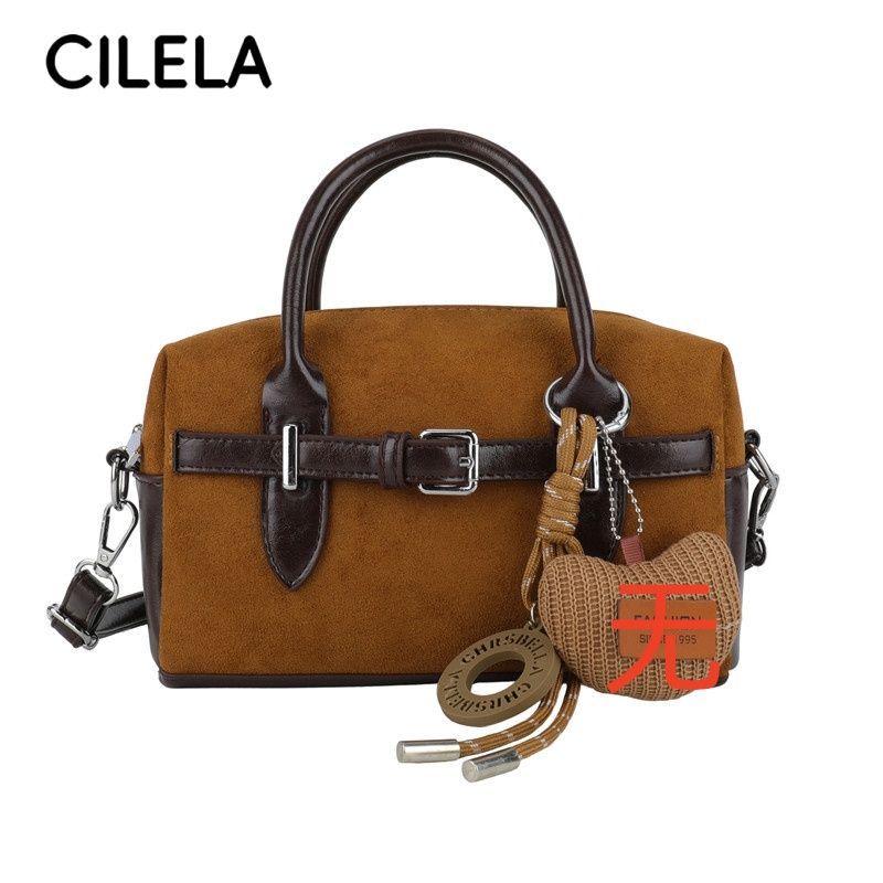 Retro Top-Handle Pillow Crossbody Bag