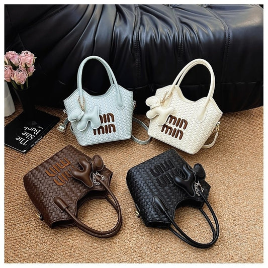 Mini Top-Handle Commuter Bucket Bag