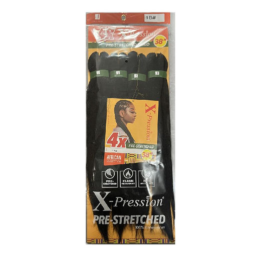 4X Pre-Stretched Braiding Hair, 38 Inch, 250g - product view 2