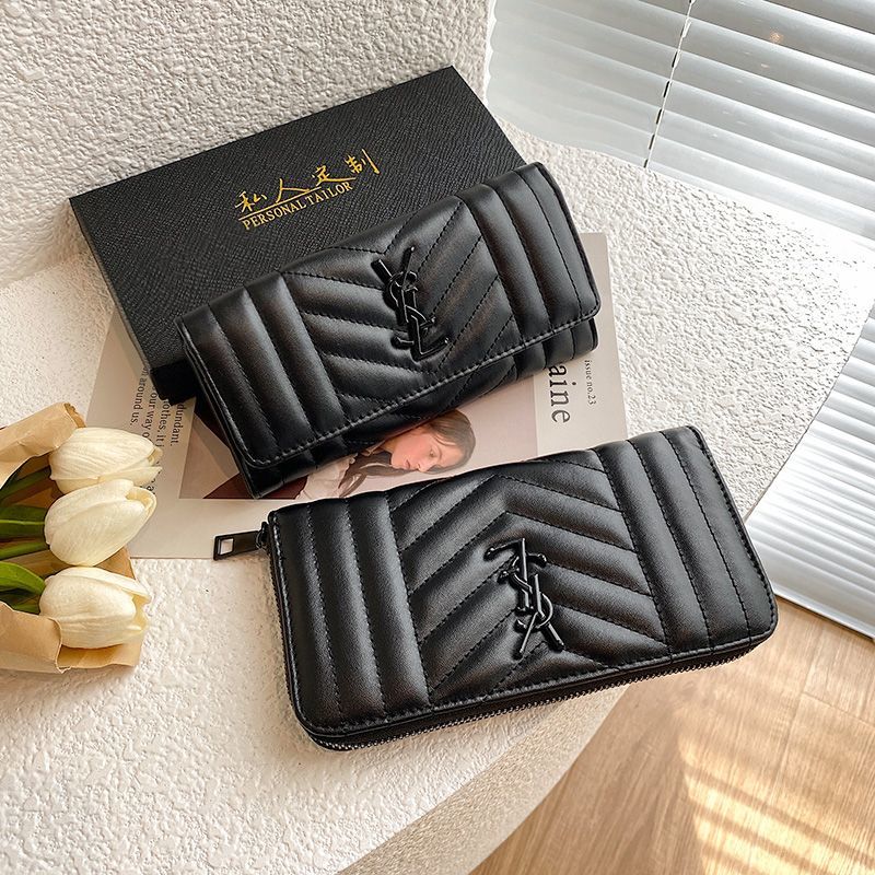 Vertical Quilted Clutch Wallet - product view 7