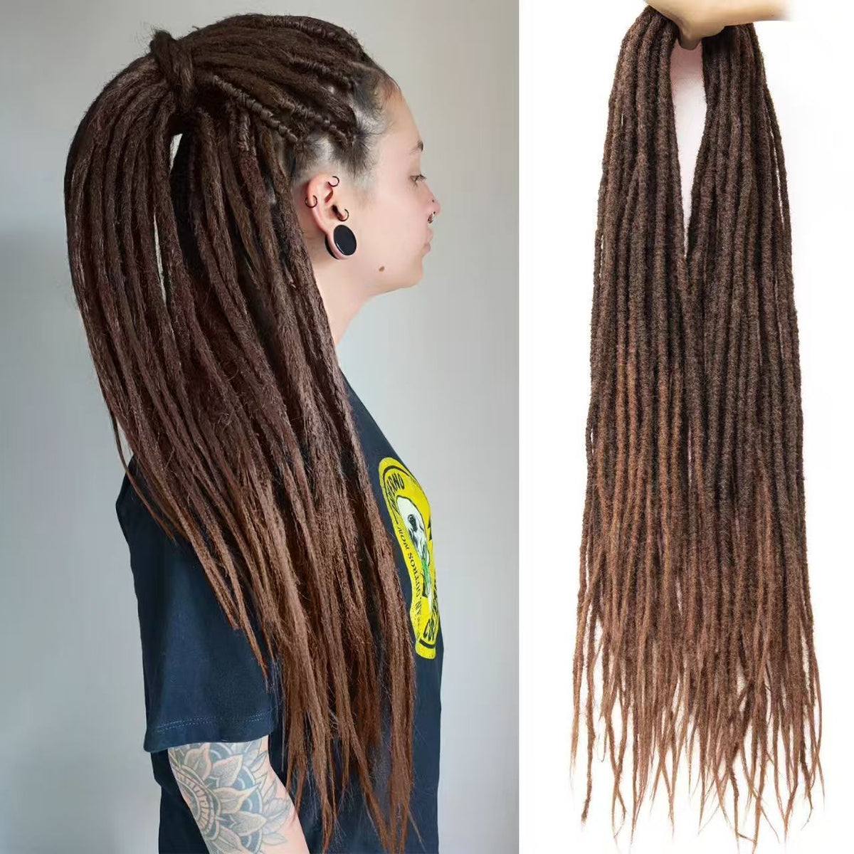 Double-End Dreadlock Extensions, 24 Inch - product view 15