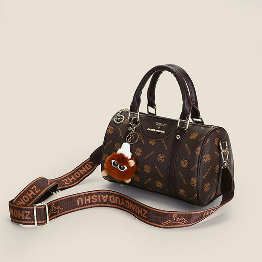 Large-Capacity Printed Shoulder & Crossbody Handbag