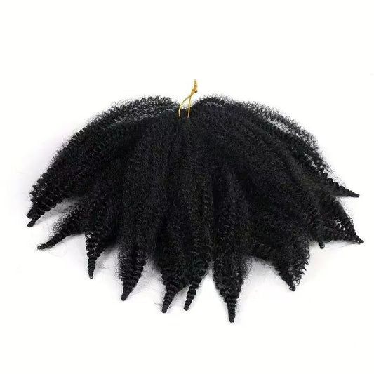 Afro Kinky Curly Marley Braids, 8 Inch - product view 2