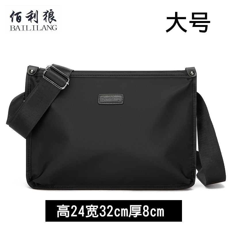 Men's Large-Capacity Oxford Commuter Crossbody Bag