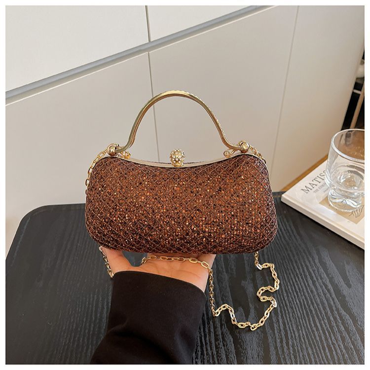 Large-Capacity Rhinestone Evening Handbag