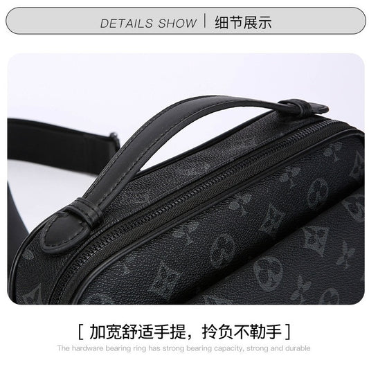 Men's Patterned Shoulder & Crossbody Bag