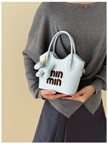Mini Top-Handle Commuter Bucket Bag