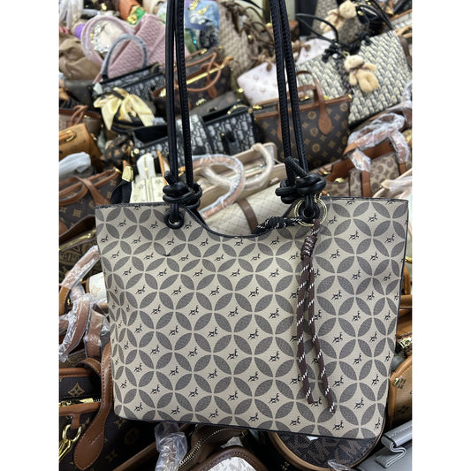 007 Large Patterned Shoulder Shopper