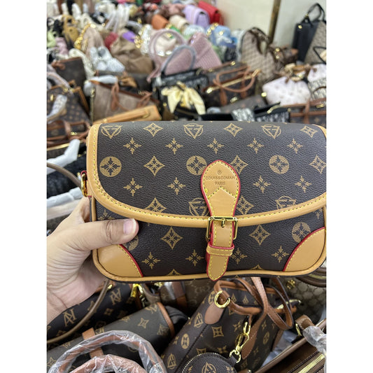 008 Small Buckle Flap Satchel