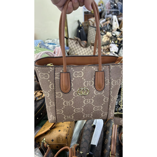 016 Large Patterned Open-Top Shopper