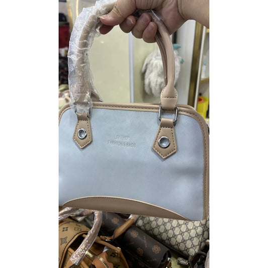 035 Small Light-Blue Top-Handle Bag
