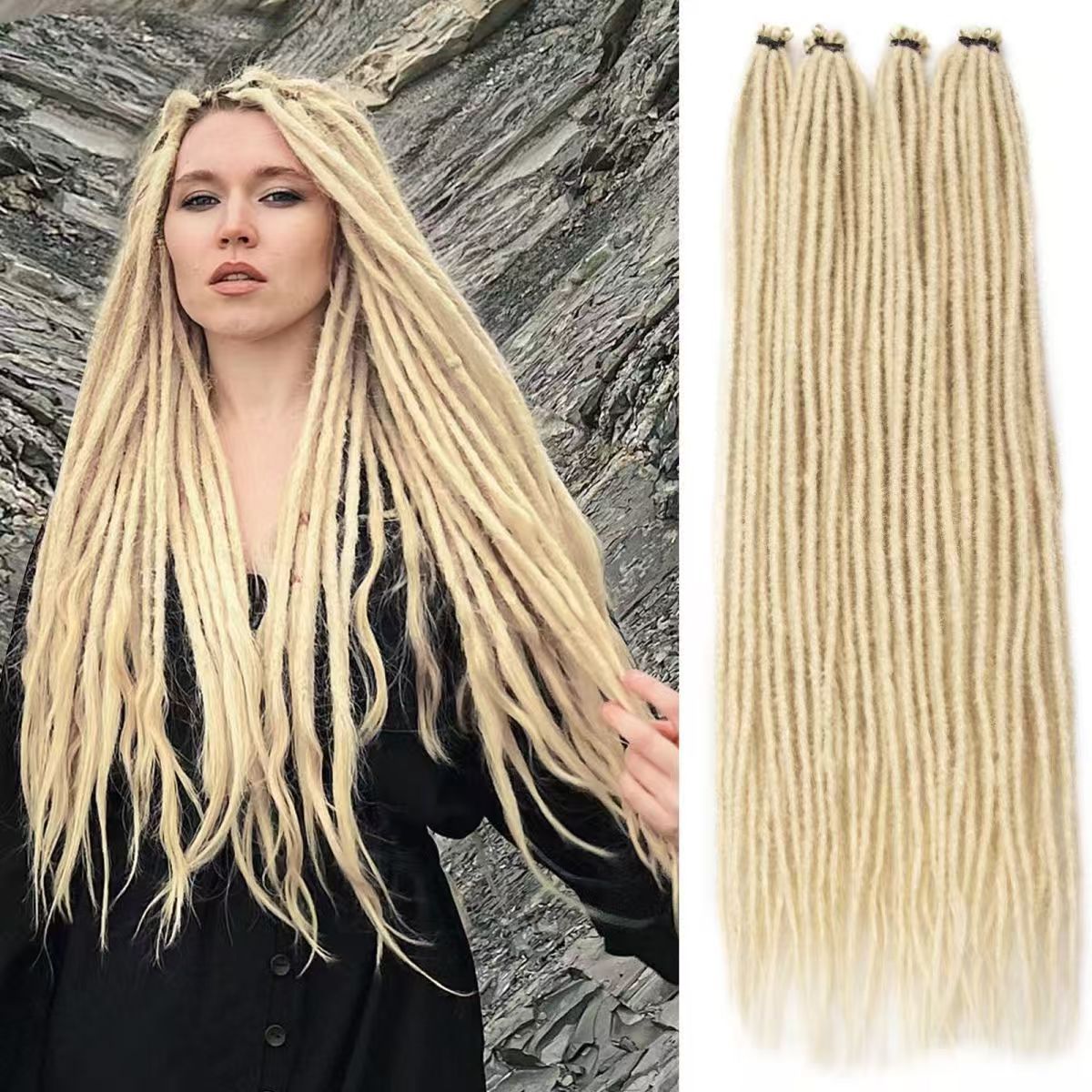 Colorful Faux Locs, 24 Inch - product view 1