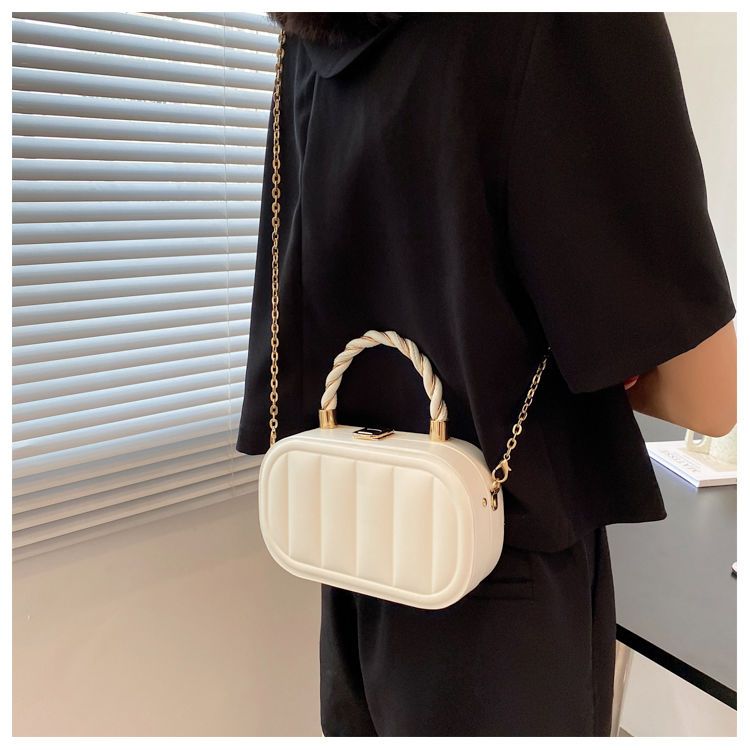 Mini Cosmetic Box Bag With Chain Strap