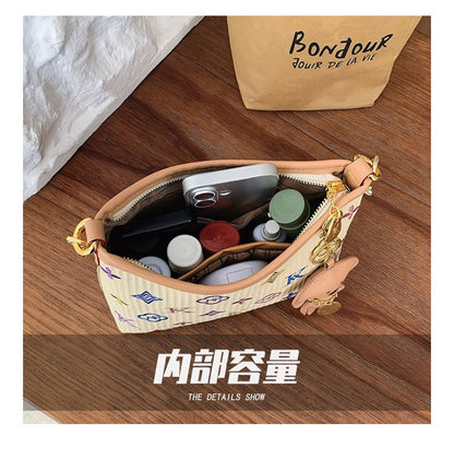Retro Colorblock Commuter Underarm Bag