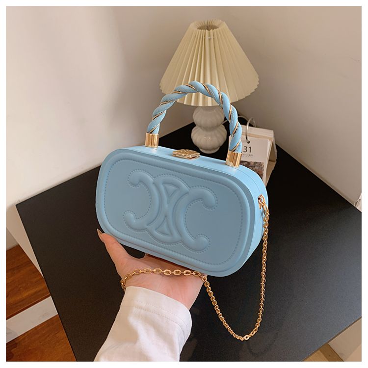 Classic Box-Style Cosmetic Crossbody Bag
