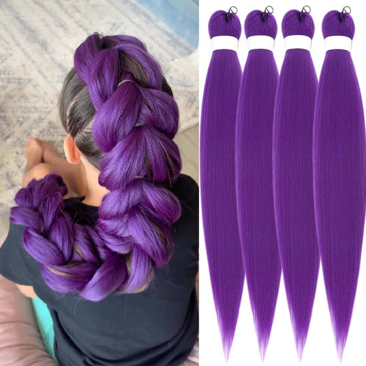 Pre-Stretched Colorful Braiding Hair - product view 1