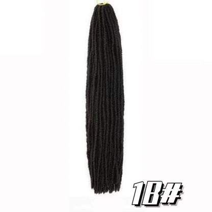 Faux Locs Crochet Hair, 18 Inch - product view 2