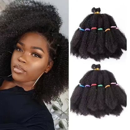 Afro Kinky Curly Extensions, 12 Inch - product view 1