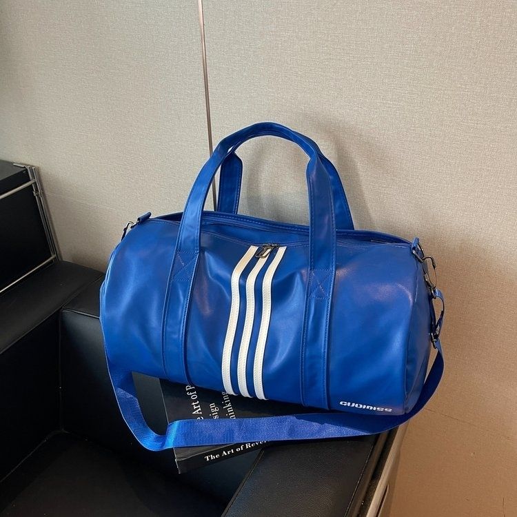 Striped Large-Capacity Barrel Gym & Travel Duffel