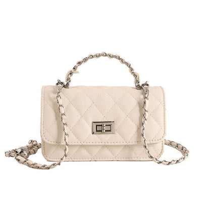 Classic Diamond-Quilted Chain Crossbody Bag