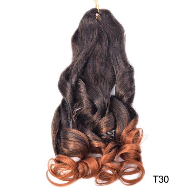 Spiral Curl Bulk Braiding Hair, 22 Inch - product view 12