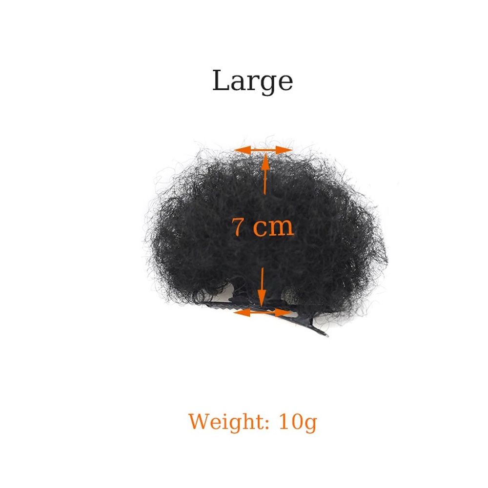 Kids' Clip-On Afro Hair Bun - product view 2