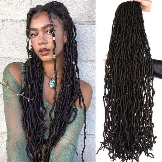 Long Nu Locs Crochet Hair - product view 1
