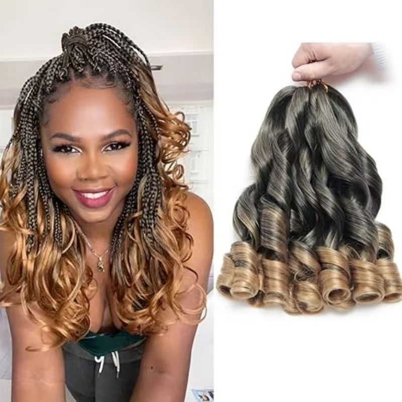 Spiral French Curl Hair, 12 Inch - product view 11