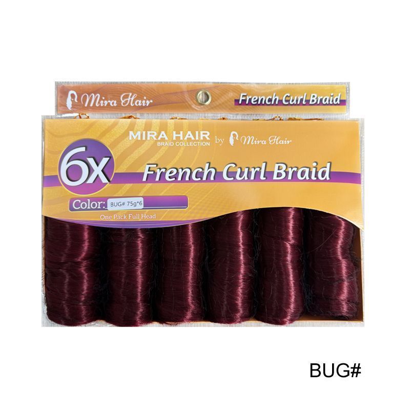 6X French Spiral Curl Crochet Hair - product view 12