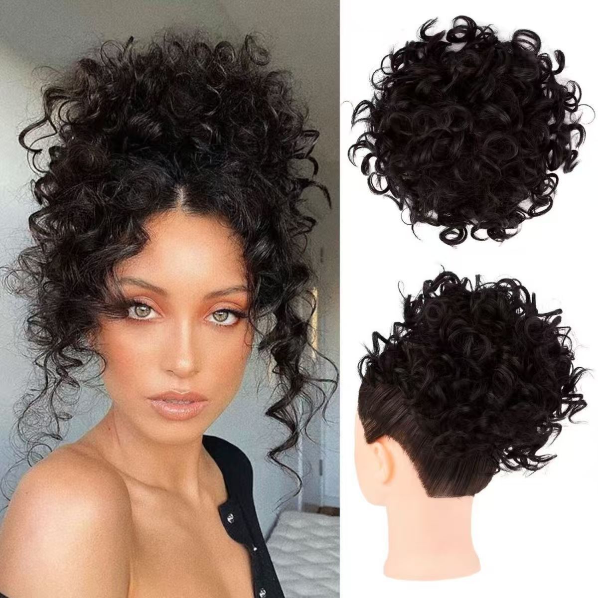 Curly Drawstring Ponytail Extension - product view 3