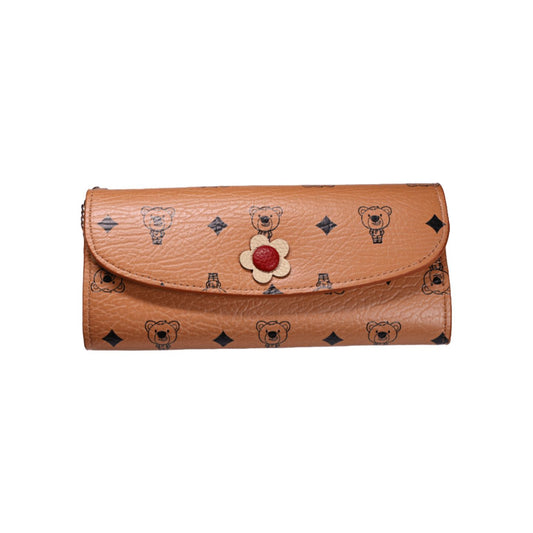 Bear-Print Long Wallet - product view 1