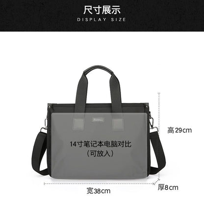 Men's Large-Capacity Oxford Business Briefcase