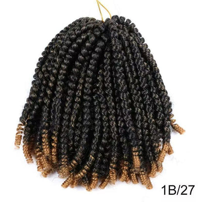 Spring Twist Kinky Curly Hair, 8 Inch - product view 3