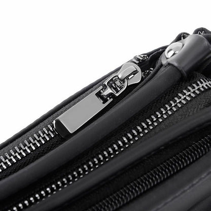 Men's Large-Capacity Multi-Compartment Oxford Shoulder Bag