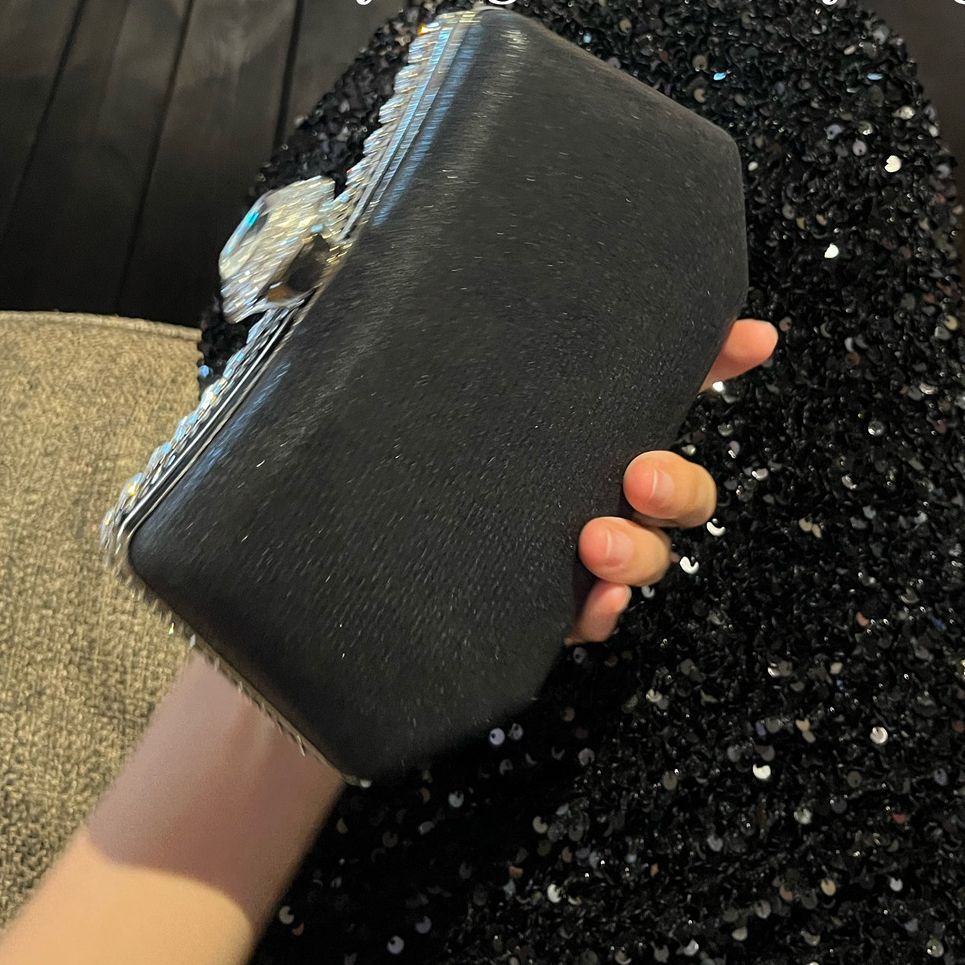 Floral Crystal Evening Clutch