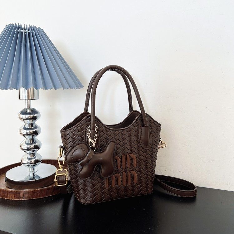 Mini Top-Handle Commuter Bucket Bag