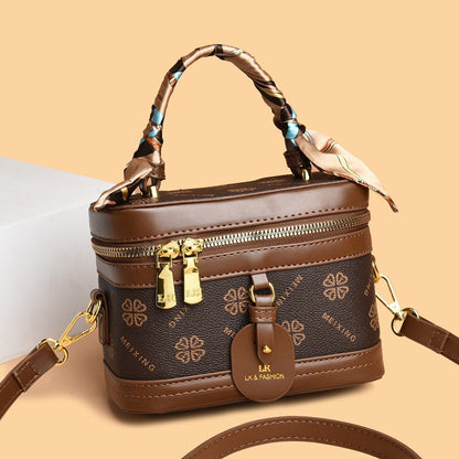 Mini Top-Handle Commuter Bucket Bag