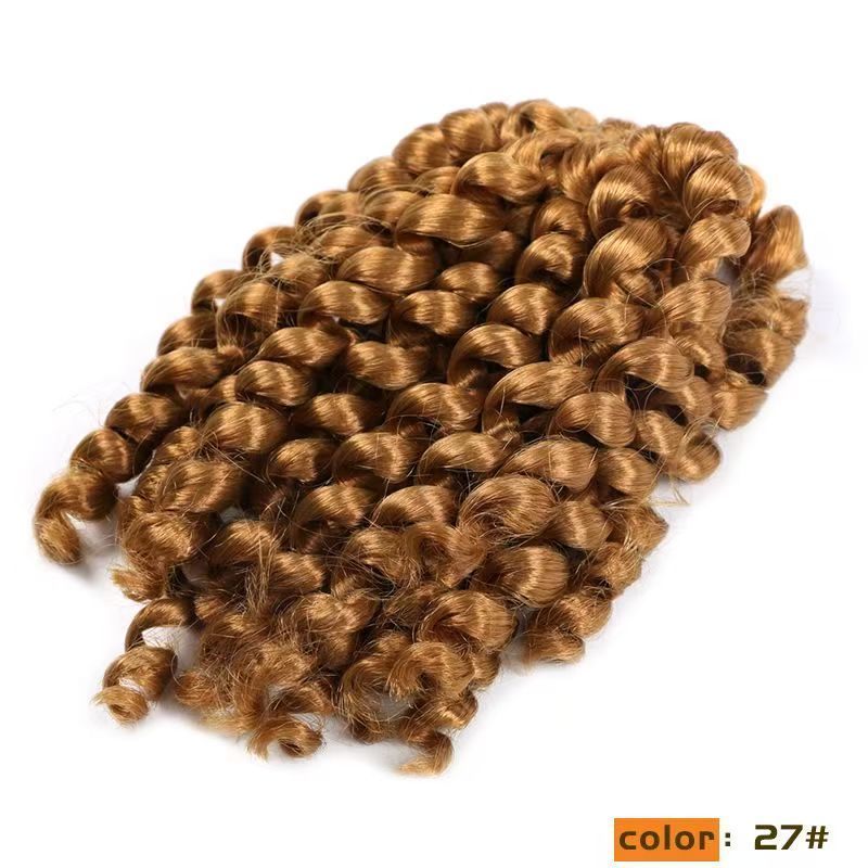 Wand Curl Crochet Hair, 8 Inch - product view 4
