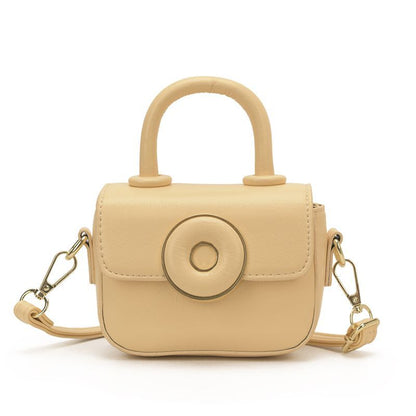 Girls' Candy-Color Saddle Crossbody Bag