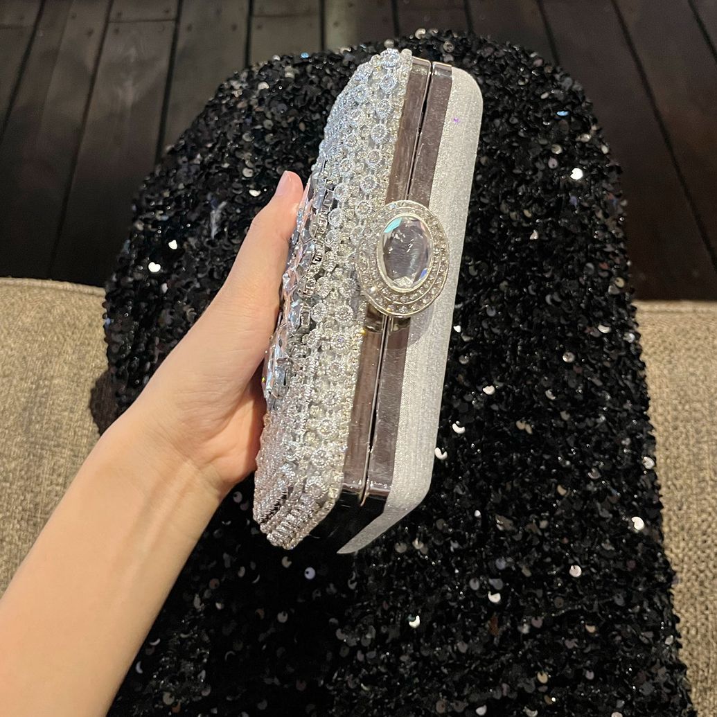 Floral Crystal Evening Clutch