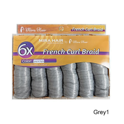 6X French Spiral Curl Crochet Hair - product view 10