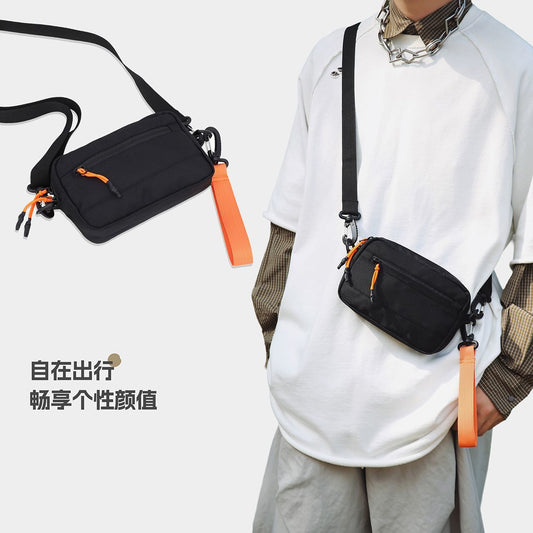 Unisex Lightweight Multi-Pocket Nylon Phone Bag