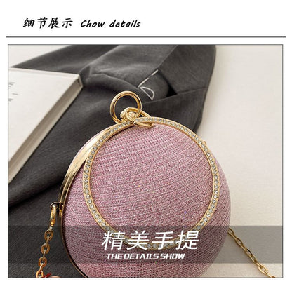 Mini Evening Handbag With Ball Chain