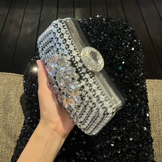 Floral Crystal Evening Clutch